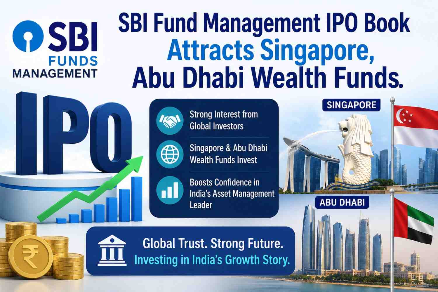 SBI Fund Management IPO Book Attracts Singapore, Abu Dhabi Wealth Funds.