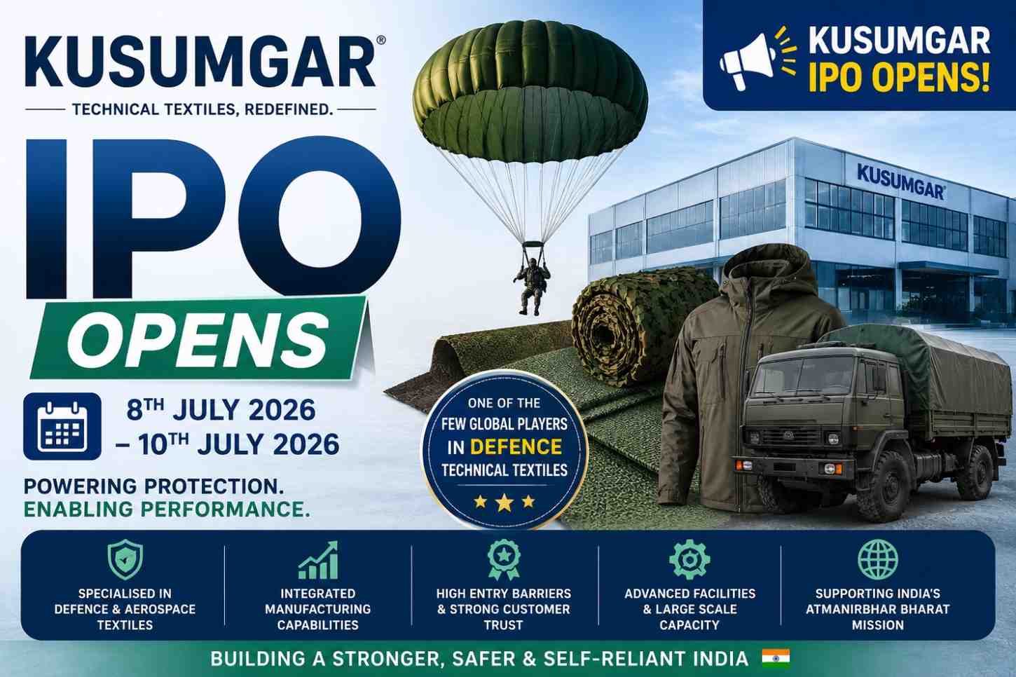 Kusumgar IPO Opens: Strong Defence Story, But 4 Red Flags Investors Shouldn’t Ignore