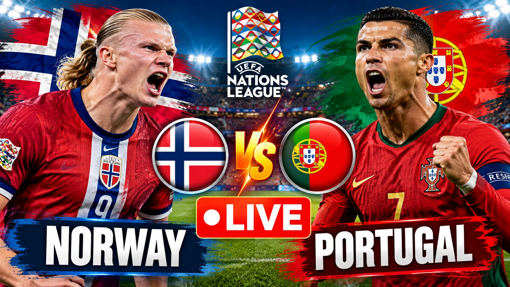 Norway vs Portugal Prediction: Haaland vs Ronaldo in Nations League Clash.