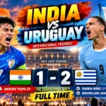 India vs Uruguay: Thapa Stuns Uruguay in Kolkata. 2 India vs Uruguay